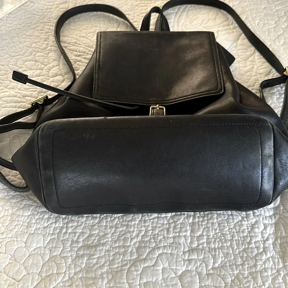 COACH Vintage 90’s Y2K Hampton Legacy Backpack Black - Picture 2 of 11